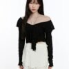 Asymmetric Strap Mesh Festival Top